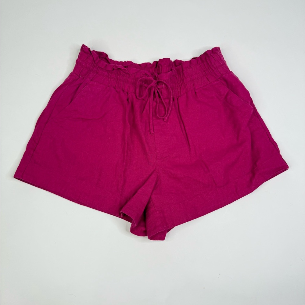 Women's Pink Drawstring Shorts